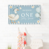 Gekke Goose Daisy Boy 1e Verjaardagsfeest Spandoek (Insitu)