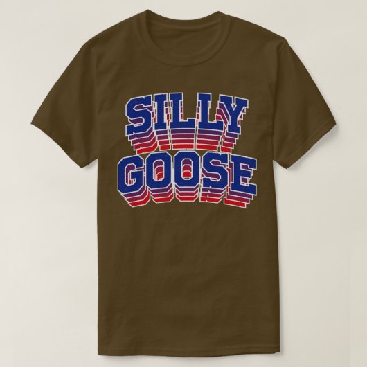 Gekke Goose Distress Text T-shirt (Design voorkant)