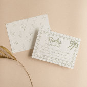 Gekke Goose Drawn Neutraal Gingham Boek Verzoek Informatiekaartje