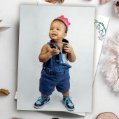 Gekke Goose Eerste Verjaardagsfeestuitnodigingen Kaart