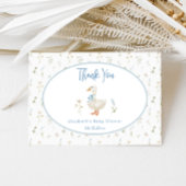 Gekke Goose Floral Elegant Baby shower Bedankkaart