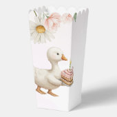 Gekke Goose Flower Garden Mushroom 1e verjaardag Bedankdoosjes (Achterkant)