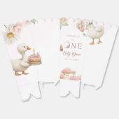 Gekke Goose Flower Garden Mushroom 1e verjaardag Bedankdoosjes (Ongevouwen)