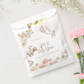 Gekke Goose Flower Garden Mushroom 1e verjaardag Bedankzakje (Gezegeld)