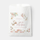 Gekke Goose Flower Garden Mushroom 1e verjaardag Bedankzakje (Voorkant)