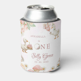 Gekke Goose Flower Garden Mushroom 1e verjaardag Blikjeskoeler