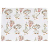 Gekke Goose Flower Garden Mushroom 1e verjaardag Groot Cadeauzakje (Achterkant)