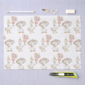 Gekke Goose Flower Garden Mushroom 1e verjaardag Tissuepapier (Craft)