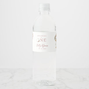 Gekke Goose Flower Garden Mushroom Waterfles Etiket