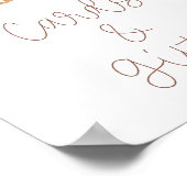 Gekke Goose Girl Baby shower Kaarten en geschenken Poster (Hoek)