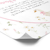 Gekke Goose Girl Hoe groot is het buikspel van mam Poster (Hoek)