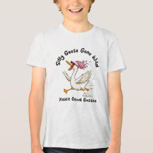 Gekke Goose Gone Wild Kinder T-Shirt – Grappige Ca