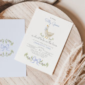 Gekke Goose grillige Bow Baby jongensdouche Kaart