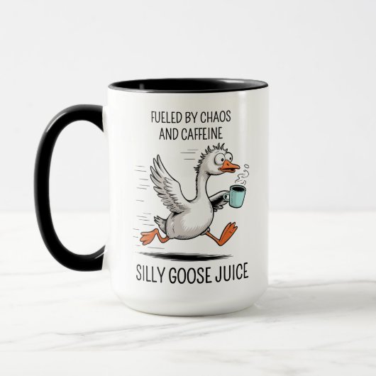 Gekke Goose Juice Funny Personalized Mok (Links)
