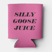 Gekke Goose Juice Pink Can Holder Cooler Funny (Voorkant)