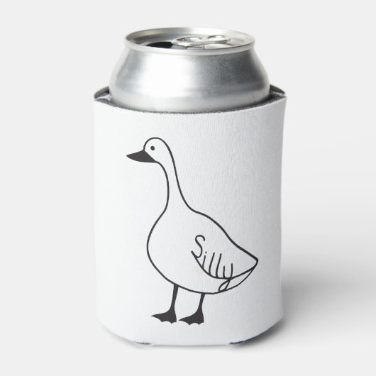 Gekke Goose Koelbox Holder voor een leuk cadeau Blikjeskoeler (Blikje Voorkant)