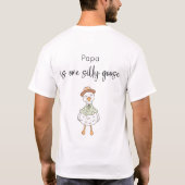 Gekke Goose Papa T-shirt (Achterkant)