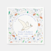 Gekke Goose Party Baby shower Servet (Voorkant)
