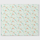 Gekke Goose Party Groen Cadeaupapier (Vlak)