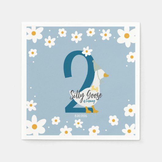 Gekke Goose Party servet (Voorkant)