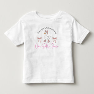 Gekke Goose Roze Verjaardag Kinder Shirts