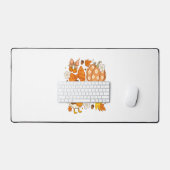 Gekke Goose Thanksgiving Coquette Turkije Bureaumat (Keyboard & Muis)