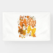 Gekke Goose Thanksgiving Coquette Turkije Spandoek (Horizontaal)