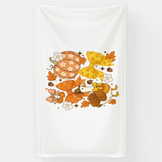 Gekke Goose Thanksgiving Coquette Turkije Spandoek (Verticaal)