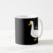 Gekke Goose Ugly Xmas Funny Goose Trendy Clot Koffiemok (Voorkant rechts)