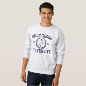 Gekke Goose University Crewneck Sweatshirt (Voorkant volledig)