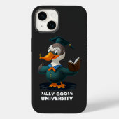 Gekke Goose University Student Funny Case-Mate iPhone Case (Achterkant)
