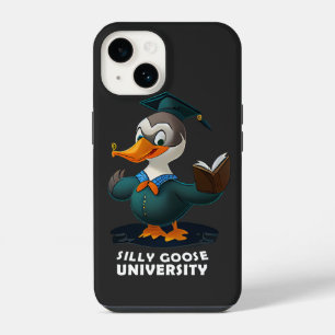 Gekke Goose University Student Funny iPhone 14 Hoesje