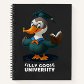 Gekke Goose University Student Funny Notitieboek (Voorkant)
