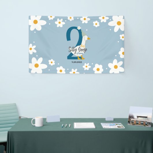 Gekke Goose Verjaardag Banner (Beurs)