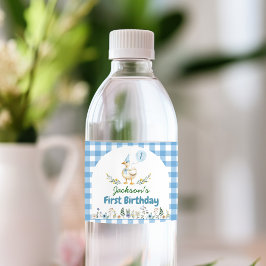 Gekke Goose Verjaardag Party Water Bottle Label Waterfles Etiket