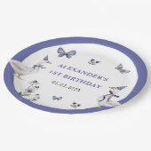 Gekke Goose verjaardagsfeestje Papieren Bordje (Gekanteld)