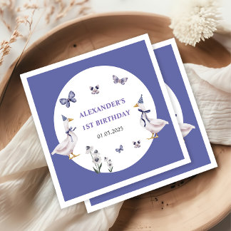 Gekke Goose verjaardagsfeestje Servet