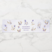 Gekke Goose verjaardagsfeestje Waterfles Etiket (Enkel label)