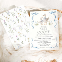 Gekke Goose Vinatge Bow Boy Baby shower