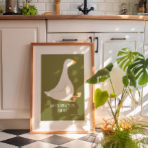 Gekke Goose Wall Art Christelijke kinderkamer deco