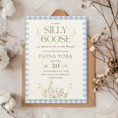 Gekke Goose Waterverf Boy Baby shower Kaart