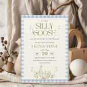 Gekke Goose Waterverf Boy Baby shower Kaart