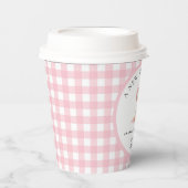 Gekke Goose Waterverf Meisje Baby shower Papieren Bekers (Voorkant)