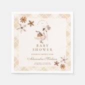  Gekke Goose Whimsical Baby shower Servet (Voorkant)