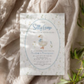 Gekke Goose Wildflower Bloemenjongen Baby shower Kaart