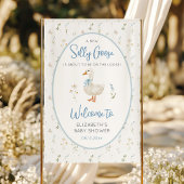 Gekke Goose Wildflower Boy Baby shower Welkom Spandoek