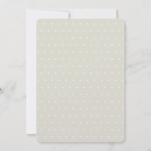 Gekke Goose Wildflower Floral Baby shower Kaart (Achterkant)