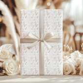 Gekke Goose Wildflower Gingham Girl party Cadeaupapier