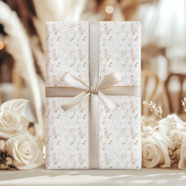 Gekke Goose Wildflower Gingham Girl party Cadeaupapier