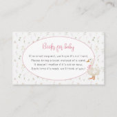Gekke Goose Wildflower Girl Boeken voor Baby Informatiekaartje (Voorkant)
